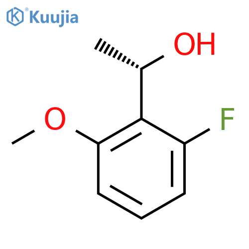 (1S)-1-(2-fluoro-6-methoxyphenyl)ethan-1-ol structure