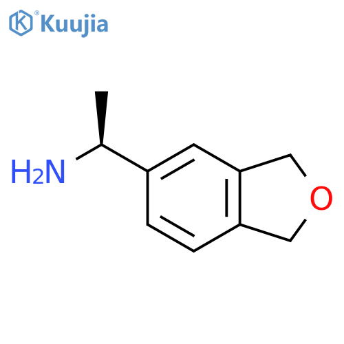 (1S)-1-(1,3-dihydro-2-benzofuran-5-yl)ethan-1-amine structure