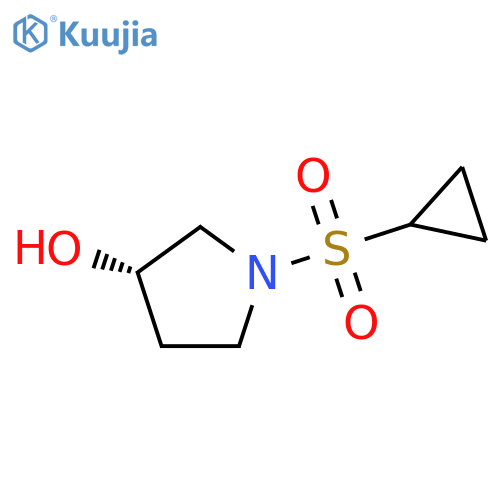 (3S)-1-(Cyclopropanesulfonyl)pyrrolidin-3-ol structure