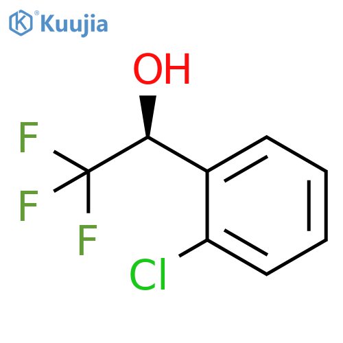 (1S)-1-(2-chlorophenyl)-2,2,2-trifluoroethan-1-ol structure