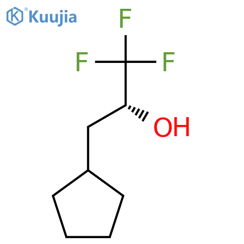 (2R)-3-cyclopentyl-1,1,1-trifluoropropan-2-ol structure