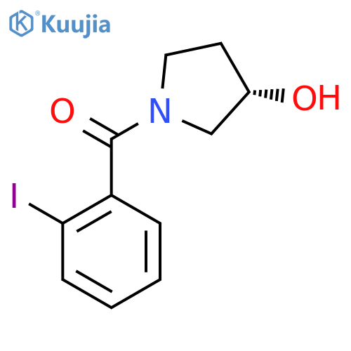 (3S)-1-(2-Iodobenzoyl)pyrrolidin-3-ol structure