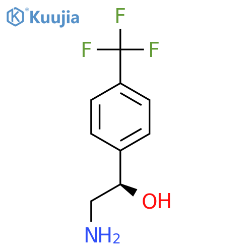 (1R)-2-amino-1-4-(trifluoromethyl)phenylethan-1-ol structure