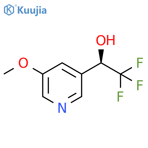 (1R)-2,2,2-trifluoro-1-(5-methoxypyridin-3-yl)ethan-1-ol structure