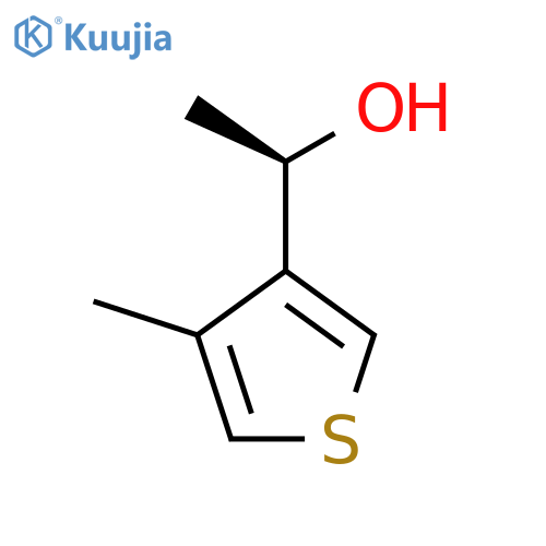 (1r)-1-(4-Methylthiophen-3-yl)ethan-1-ol structure