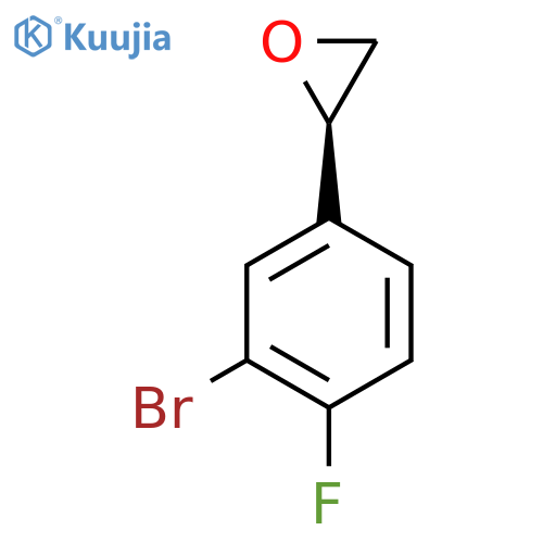 (2R)-2-(3-bromo-4-fluorophenyl)oxirane structure