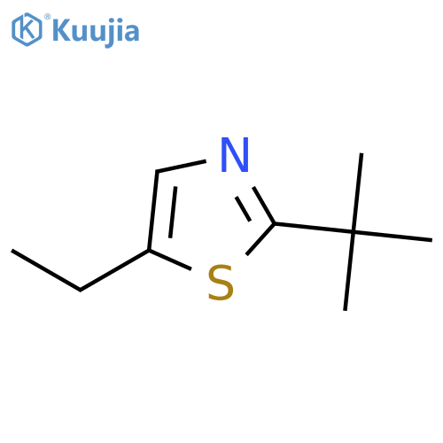 Thiazole, 2-(1,1-dimethylethyl)-5-ethyl- structure