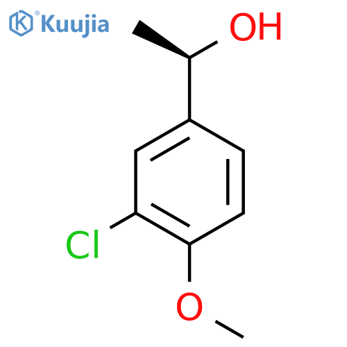 (1R)-1-(3-chloro-4-methoxyphenyl)ethan-1-ol structure