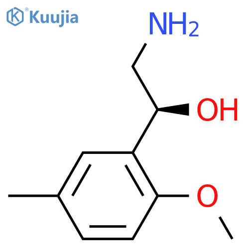 (1S)-2-Amino-1-(2-methoxy-5-methylphenyl)ethan-1-ol structure