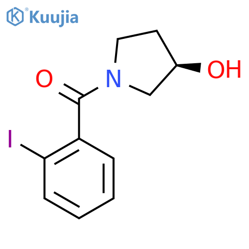 (3R)-1-(2-Iodobenzoyl)pyrrolidin-3-ol structure
