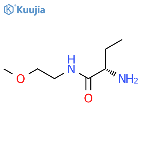 S-2-Amino-N-(2-methoxyethyl)butyramide structure