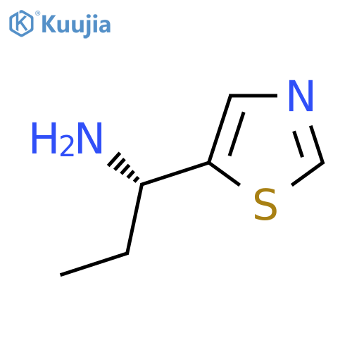 5-Thiazolemethanamine, α-ethyl-, (αS)- structure