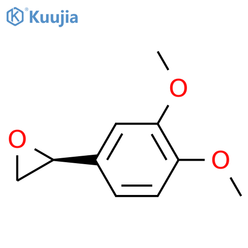 (2S)-2-(3,4-dimethoxyphenyl)oxirane structure
