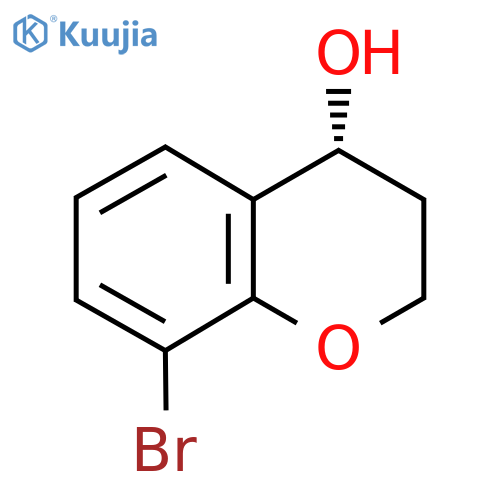 (4R)-8-bromo-3,4-dihydro-2H-chromen-4-ol structure