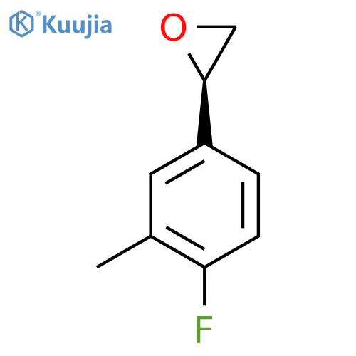 (2R)-2-(4-fluoro-3-methylphenyl)oxirane structure