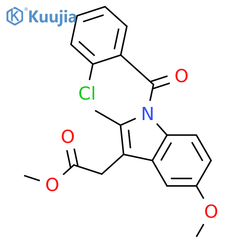 1-(2-Chlorobenzoyl)-5-methoxy-2-methyl-1H-indole-3-acetic Acid Methyl Ester structure