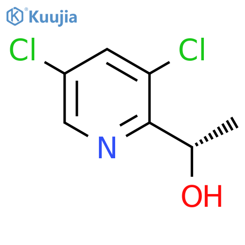 (1S)-1-(3,5-dichloropyridin-2-yl)ethan-1-ol structure