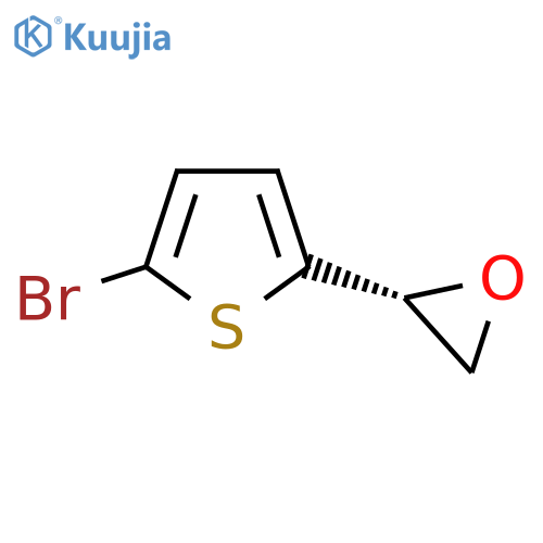 (2R)-2-(5-bromothiophen-2-yl)oxirane structure