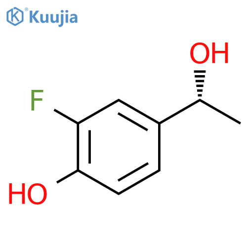 2-fluoro-4-(1R)-1-hydroxyethylphenol structure