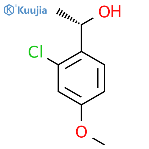 (1s)-1-(2-Chloro-4-methoxyphenyl)ethan-1-ol structure