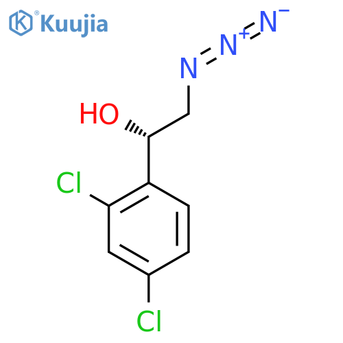 (1S)-2-azido-1-(2,4-dichlorophenyl)ethan-1-ol structure