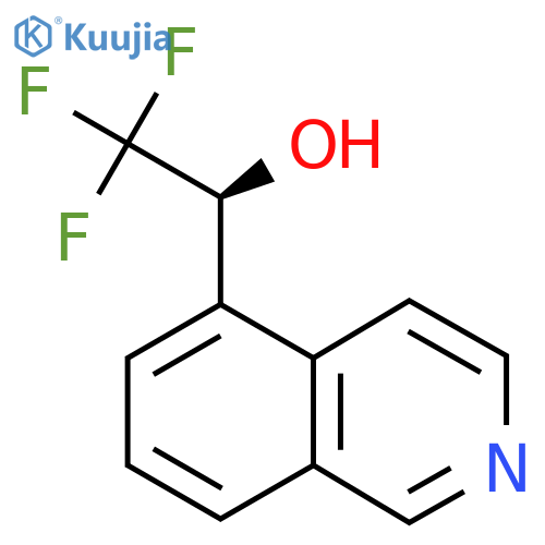 (1S)-2,2,2-trifluoro-1-(isoquinolin-5-yl)ethan-1-ol structure
