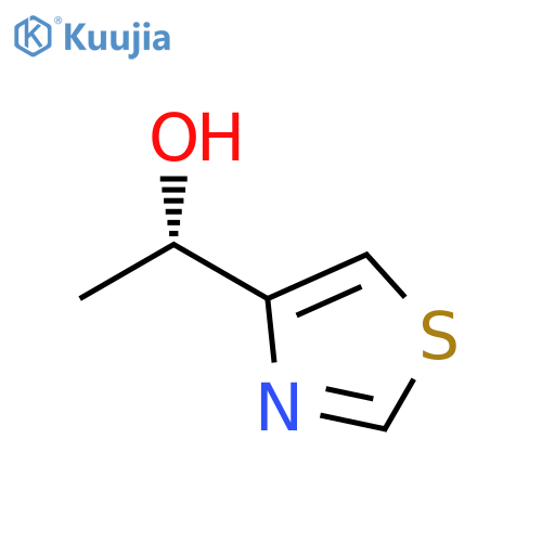 (1S)-1-(1,3-thiazol-4-yl)ethan-1-ol structure