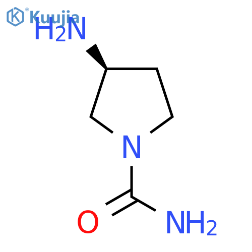 (3S)-3-aminopyrrolidine-1-carboxamide structure