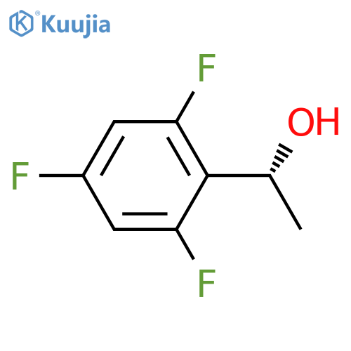 (1R)-1-(2,4,6-trifluorophenyl)ethan-1-ol structure