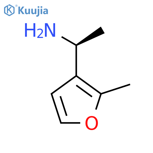 (1S)-1-(2-methylfuran-3-yl)ethan-1-amine structure