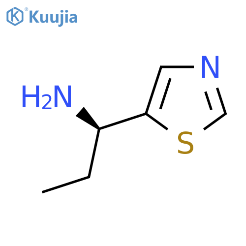 (1R)-1-(1,3-thiazol-5-yl)propan-1-amine structure
