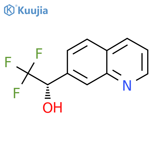 (1S)-2,2,2-trifluoro-1-(quinolin-7-yl)ethan-1-ol structure