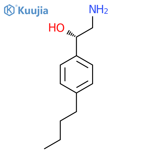 (1S)-2-amino-1-(4-butylphenyl)ethan-1-ol structure