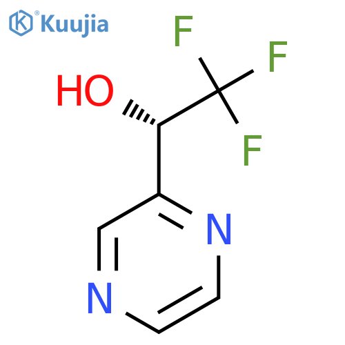 (1S)-2,2,2-trifluoro-1-(pyrazin-2-yl)ethan-1-ol structure