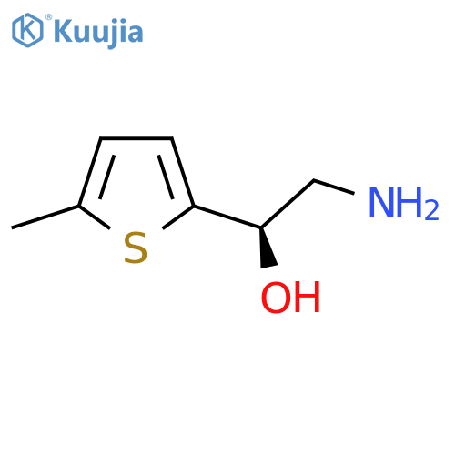 (1R)-2-Amino-1-(5-methylthiophen-2-yl)ethan-1-ol structure