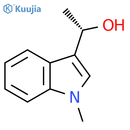 (1S)-1-(1-methyl-1H-indol-3-yl)ethan-1-ol structure