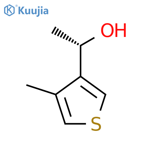 (1S)-1-(4-methylthiophen-3-yl)ethan-1-ol structure