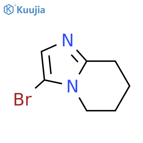 3-Bromo-5,6,7,8-tetrahydroimidazo1,2-apyridine structure