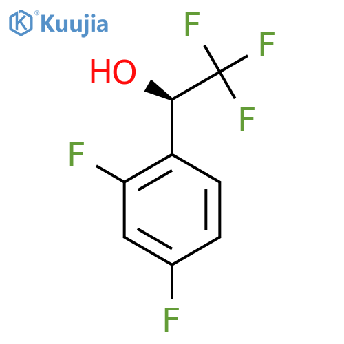 (1R)-1-(2,4-difluorophenyl)-2,2,2-trifluoroethan-1-ol structure