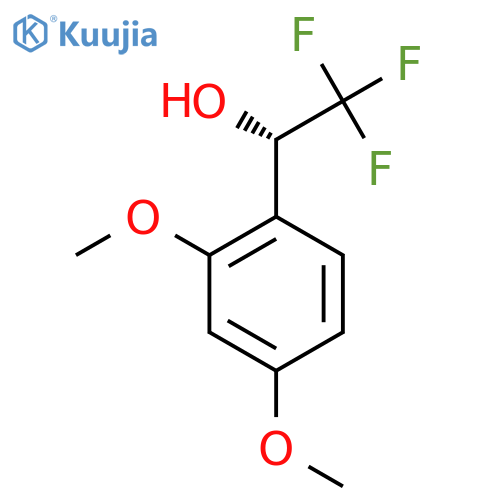 (1S)-1-(2,4-dimethoxyphenyl)-2,2,2-trifluoroethan-1-ol structure