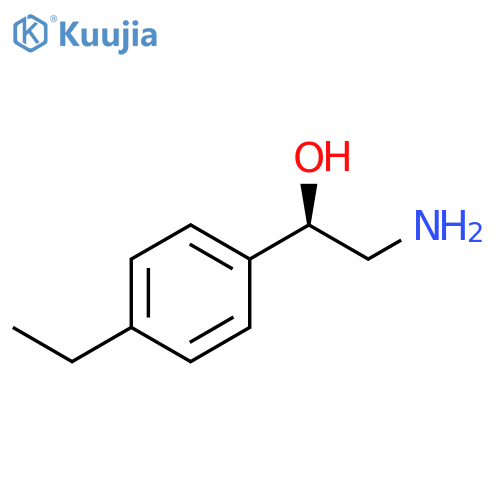 (1R)-2-amino-1-(4-ethylphenyl)ethan-1-ol structure
