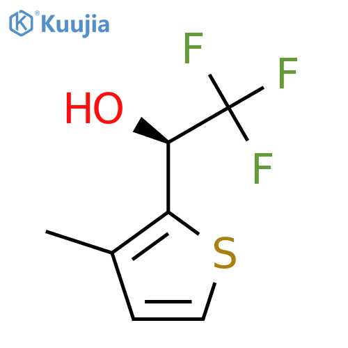 (1S)-2,2,2-trifluoro-1-(3-methylthiophen-2-yl)ethan-1-ol structure