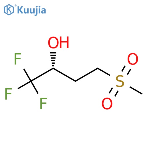 (2R)-1,1,1-trifluoro-4-methanesulfonylbutan-2-ol structure