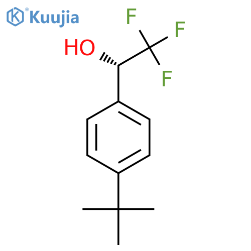 (1S)-1-(4-tert-butylphenyl)-2,2,2-trifluoroethan-1-ol structure
