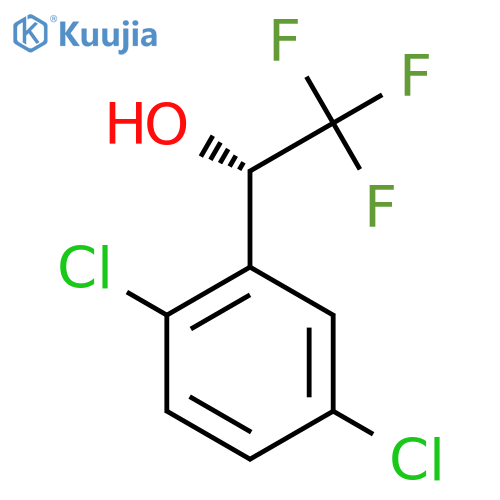 (1S)-1-(2,5-dichlorophenyl)-2,2,2-trifluoroethan-1-ol structure