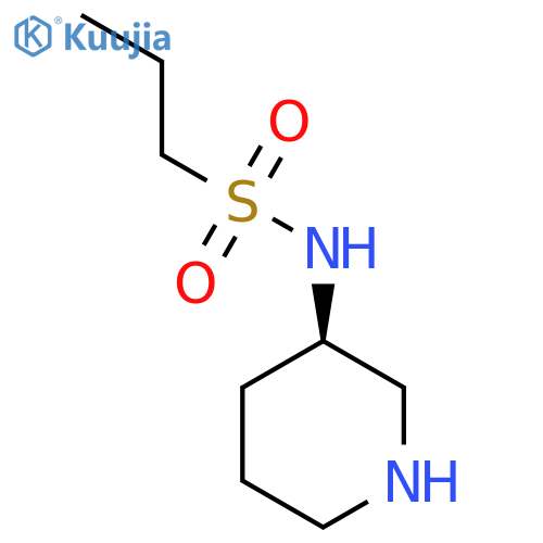 1-Propanesulfonamide, N-(3R)-3-piperidinyl- structure