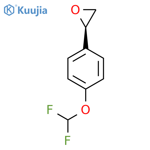 (2R)-2-4-(difluoromethoxy)phenyloxirane structure