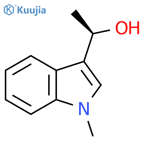 (1R)-1-(1-methyl-1H-indol-3-yl)ethan-1-ol structure