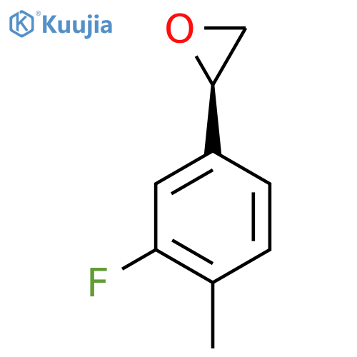 (2R)-2-(3-fluoro-4-methylphenyl)oxirane structure