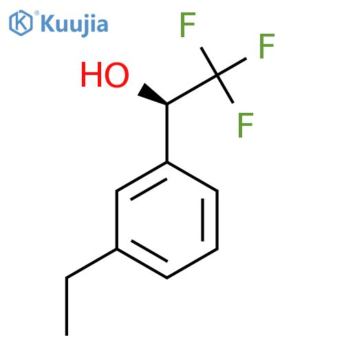 (1R)-1-(3-ethylphenyl)-2,2,2-trifluoroethan-1-ol structure